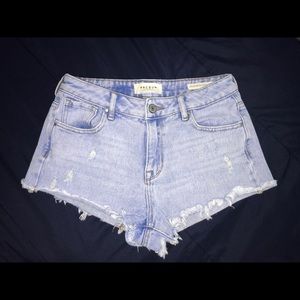 Pacsun Demin High Rise Festival Shorts